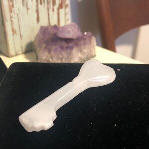 Selenite Crystal Key